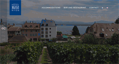 Desktop Screenshot of hotelrealnyon.ch